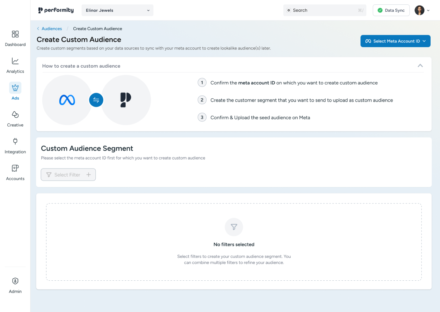 Create custom audience flow